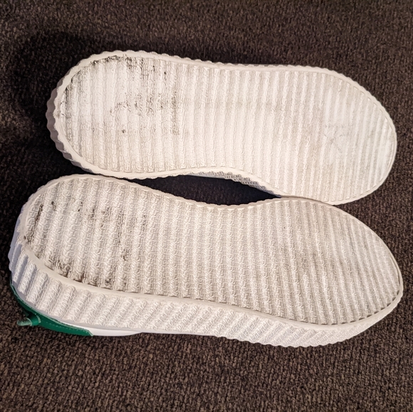 J/Slides NYC green and white platform sneakers - Picture 6 of 12